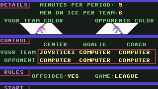 Screenshot for Superstar Ice Hockey