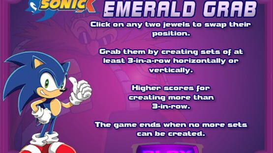 Screenshot for Sonic X: Emerald Grab