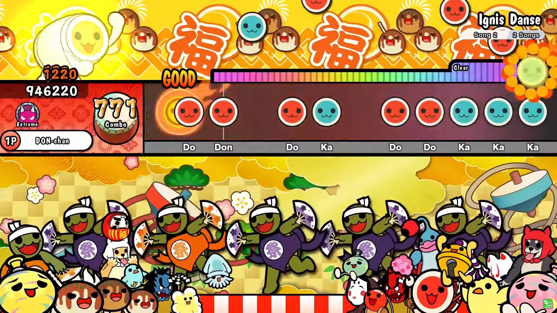 Screenshot for Taiko no Tatsujin Arcade