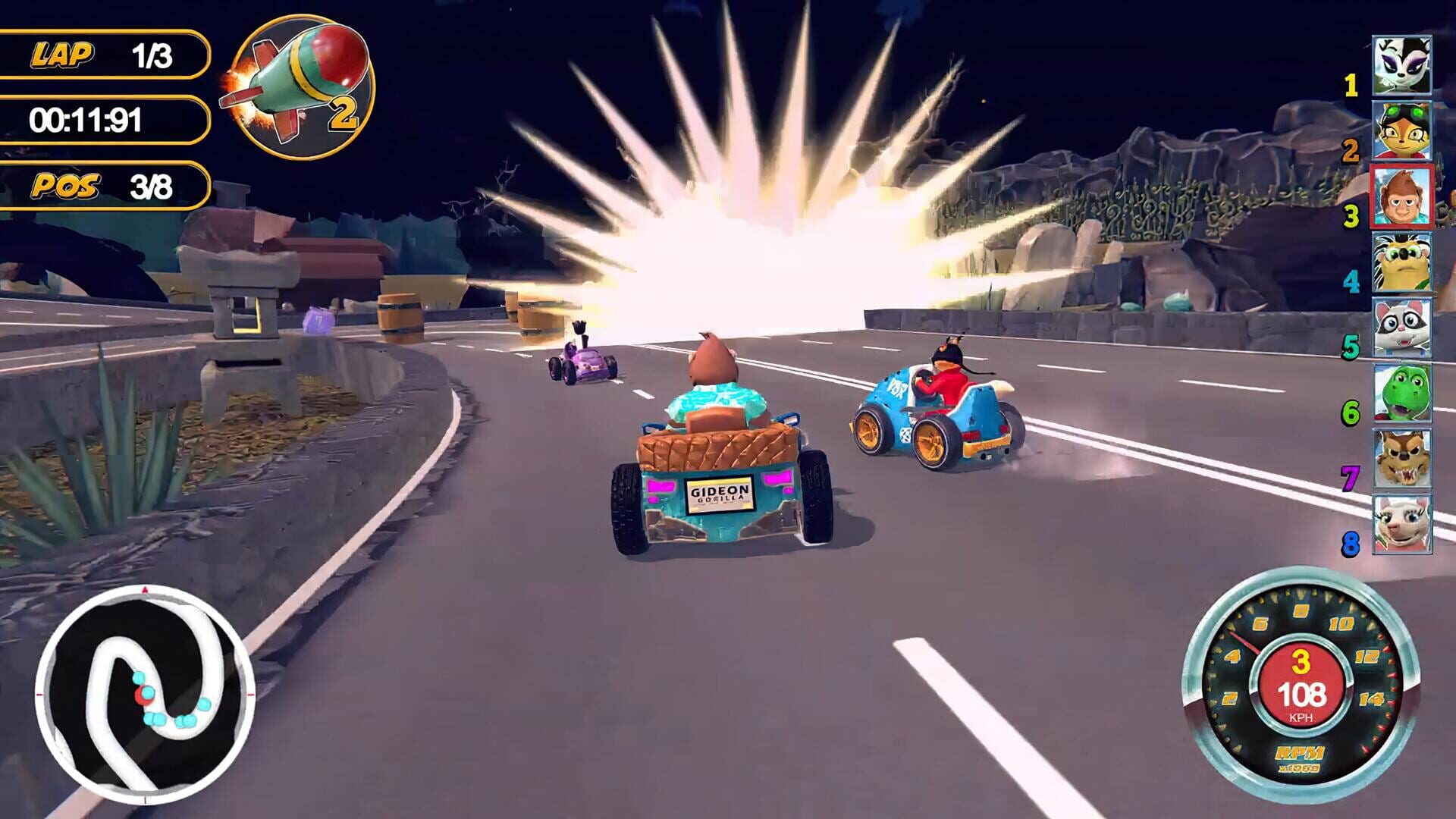 Screenshot for Animal Kart Racer 2