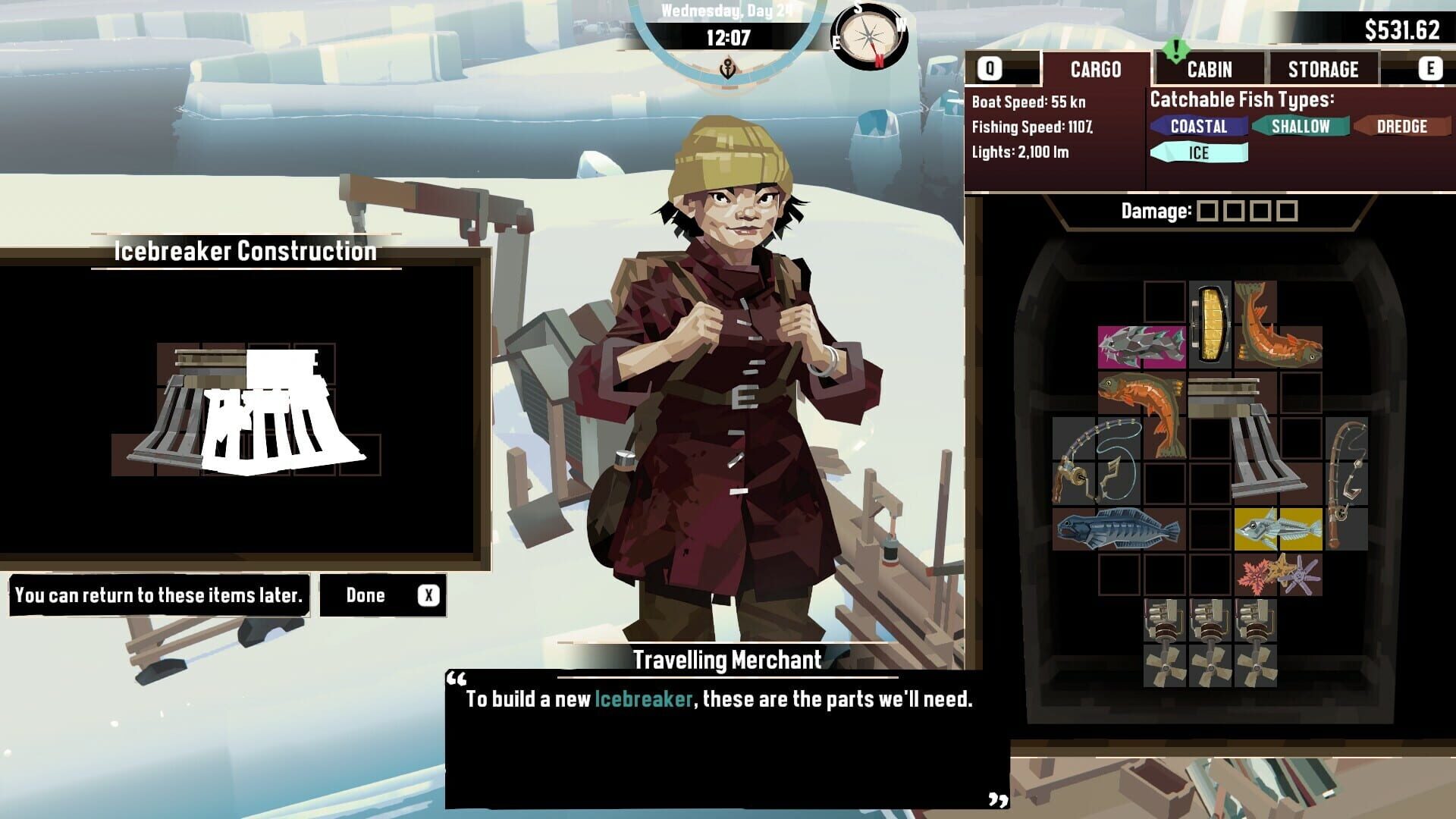 Screenshot for Dredge: The Pale Reach