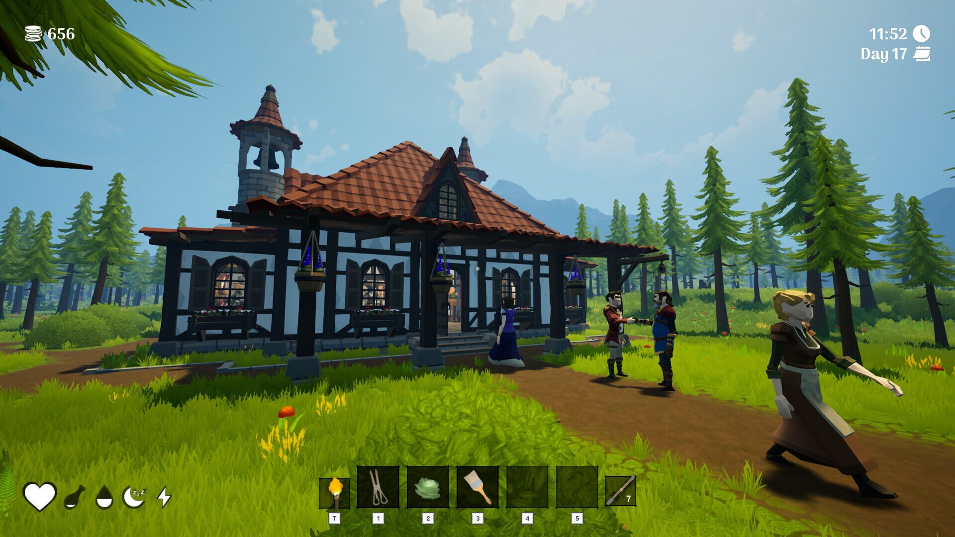 Screenshot for Cozy Keep: Farm, Craft, Manage