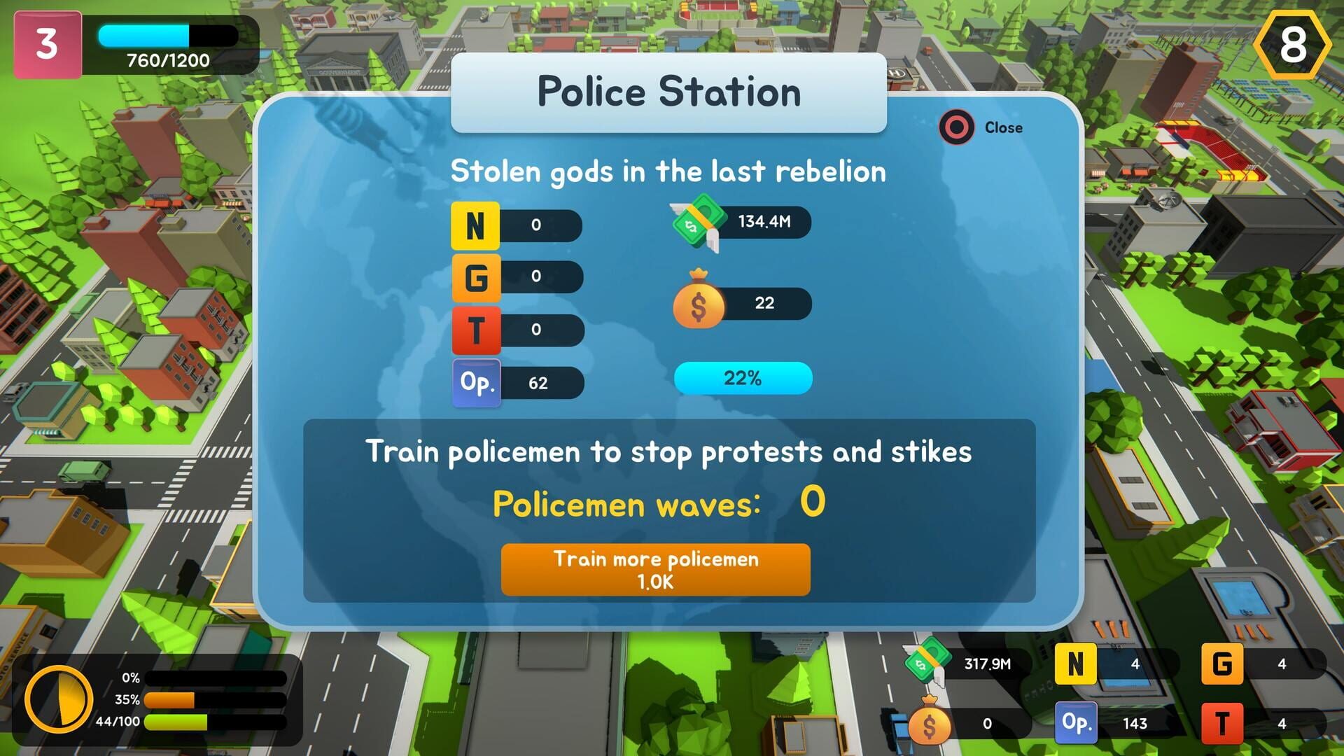 Screenshot for Corruption: Political Simulator Strategy