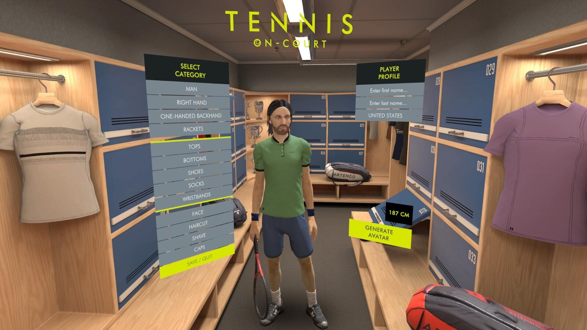 Screenshot for Tennis On-Court