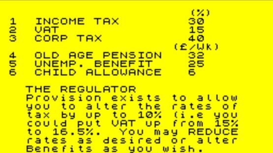 Screenshot for 1984: A Game of Government Management