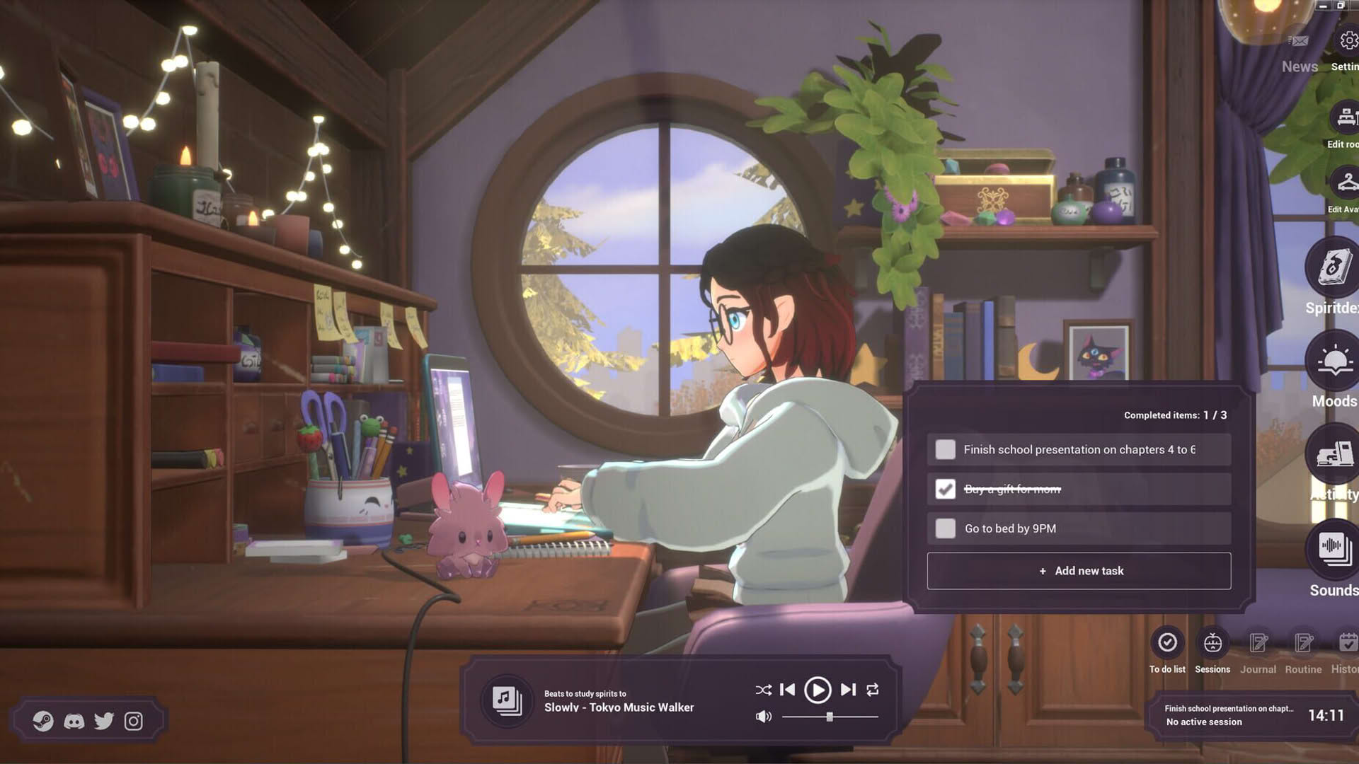 Screenshot for Spirit City: Lofi Sessions