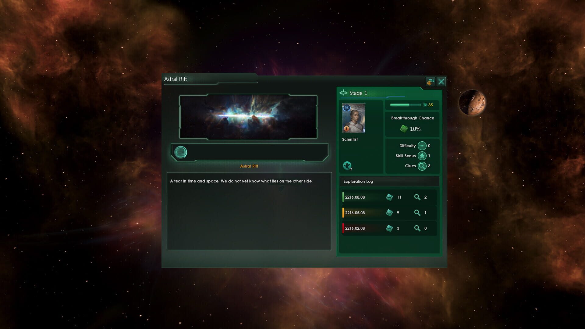 Screenshot for Stellaris: Astral Planes