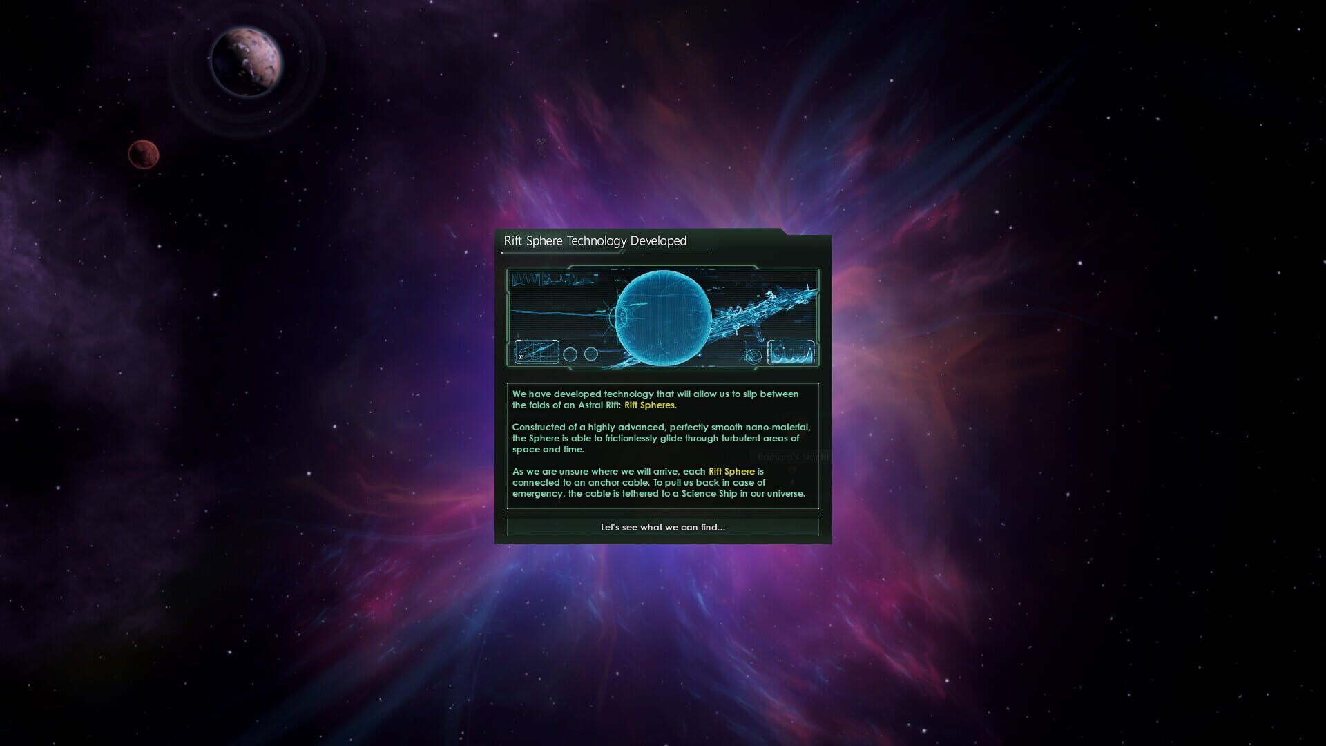 Screenshot for Stellaris: Astral Planes