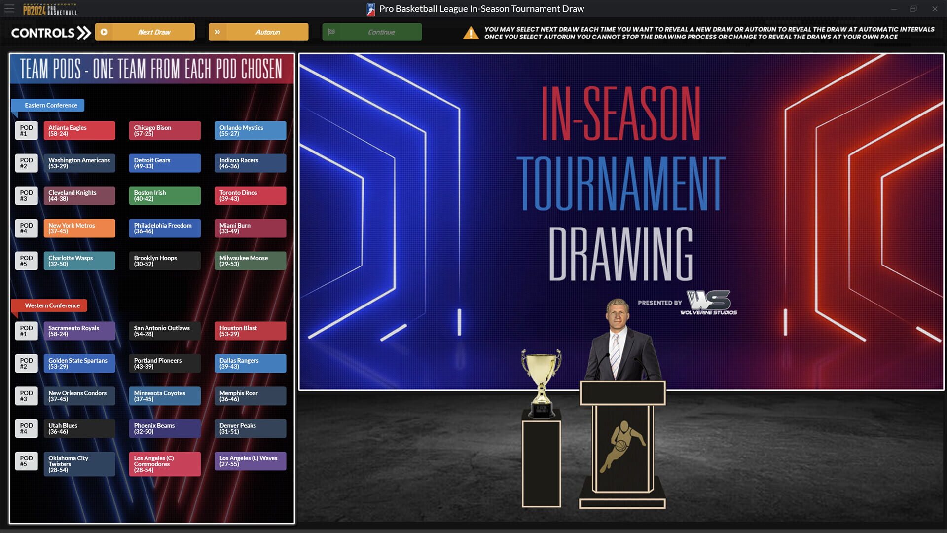 Screenshot for Draft Day Sports: Pro Basketball 2024