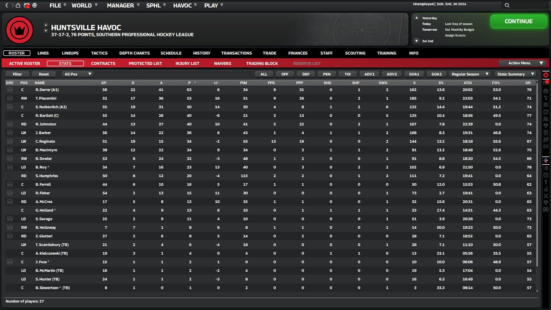 Screenshot for Franchise Hockey Manager 10