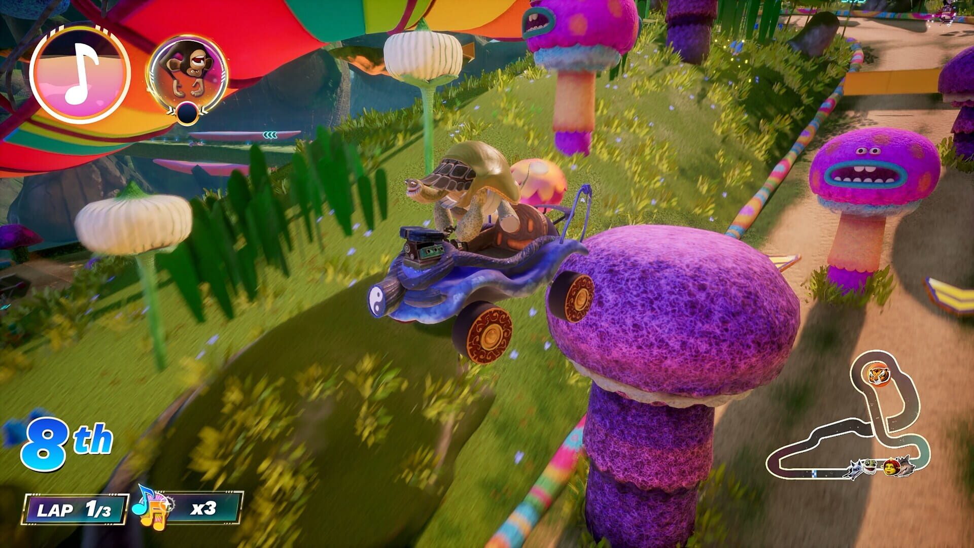 Screenshot for DreamWorks All-Star Kart Racing