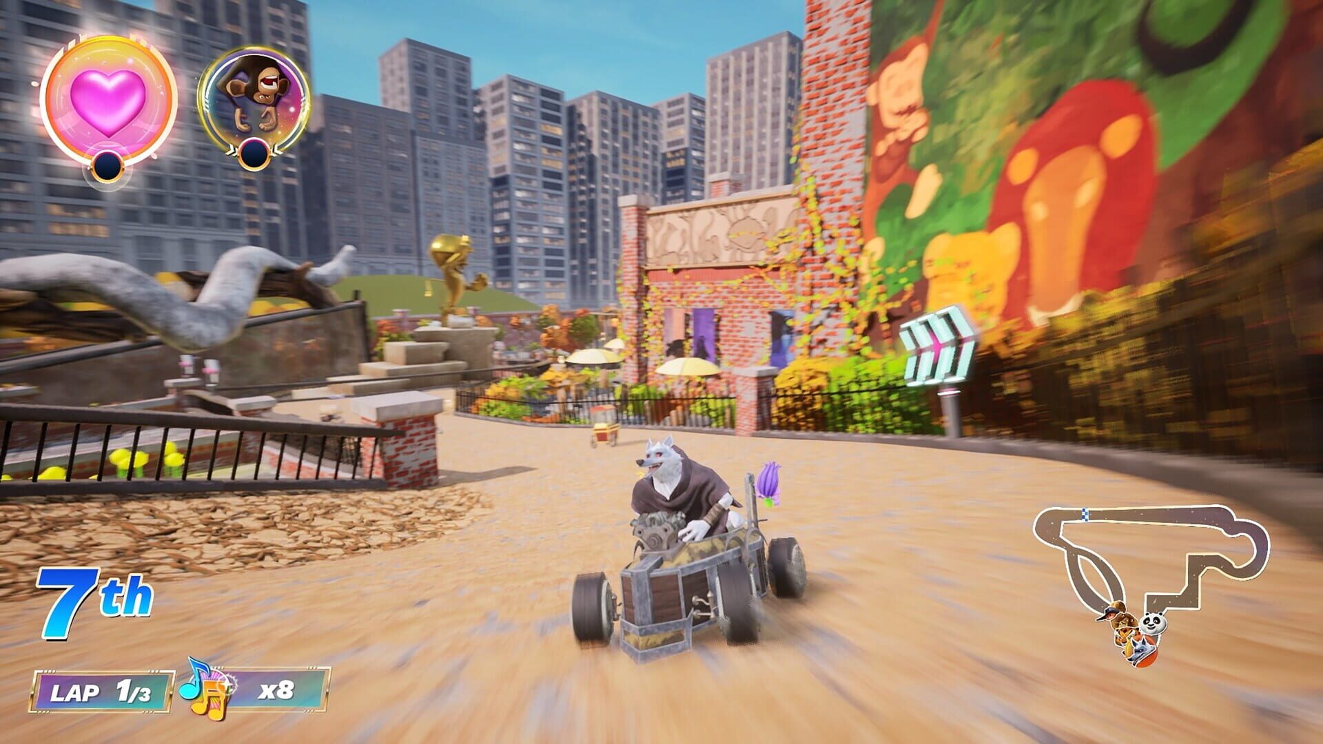 Screenshot for DreamWorks All-Star Kart Racing