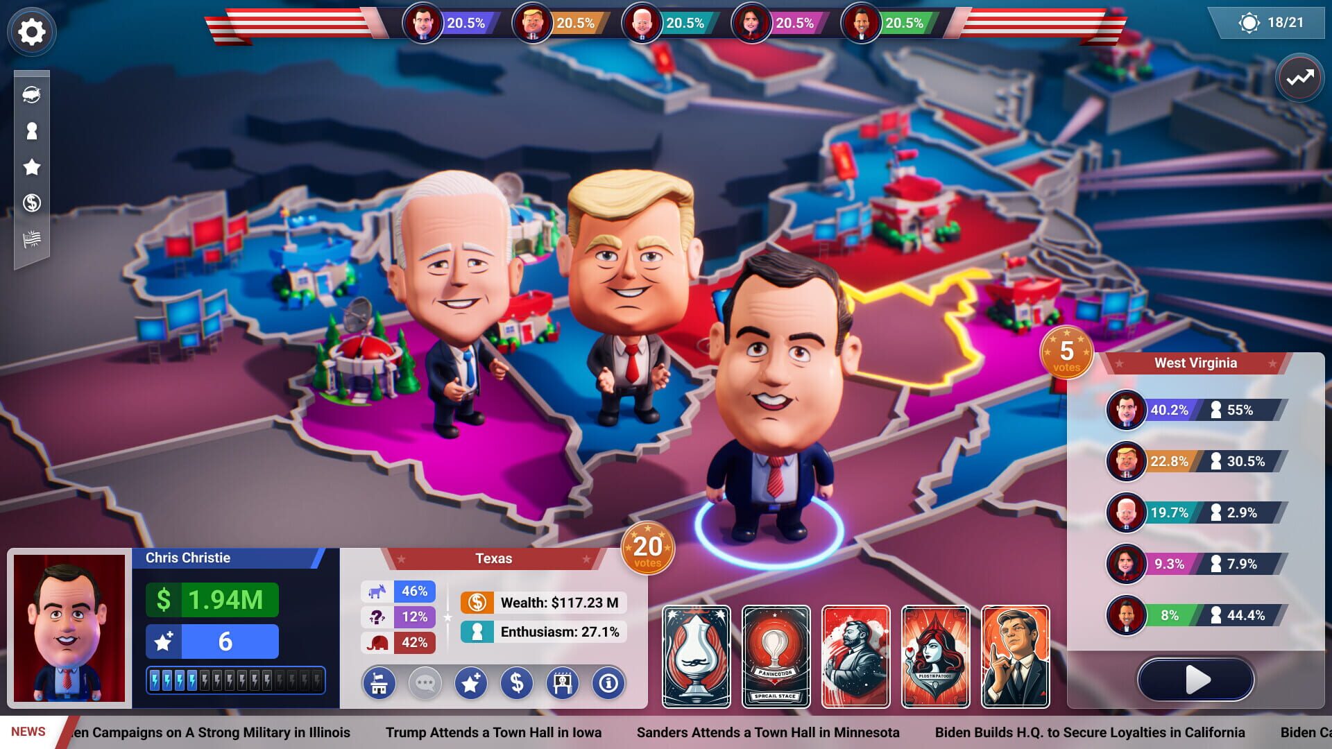 Screenshot for The Political Machine 2024