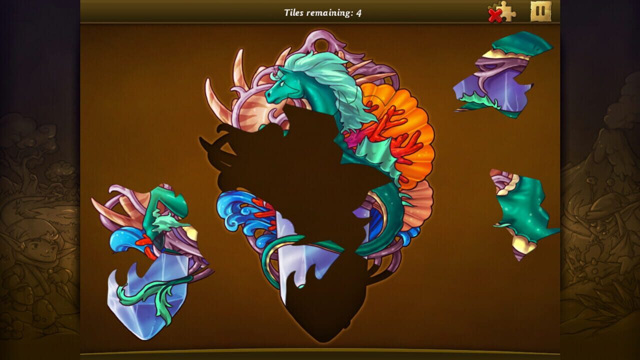 Screenshot for Elves vs. Goblins Mahjongg World