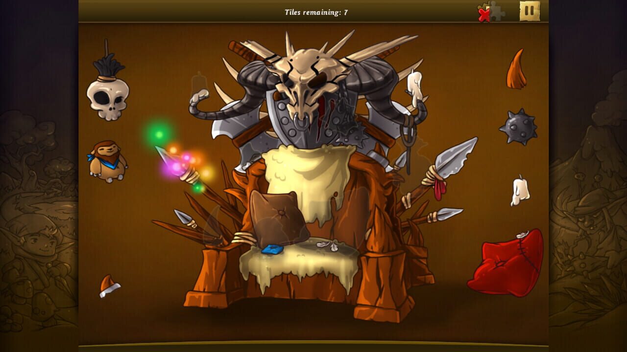 Screenshot for Elves vs. Goblins Mahjongg World