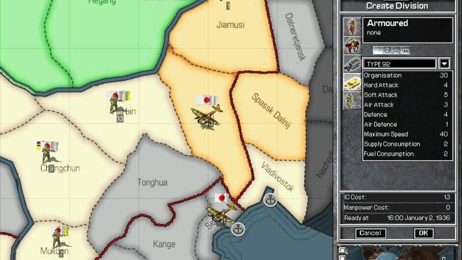 Screenshot for Hearts of Iron