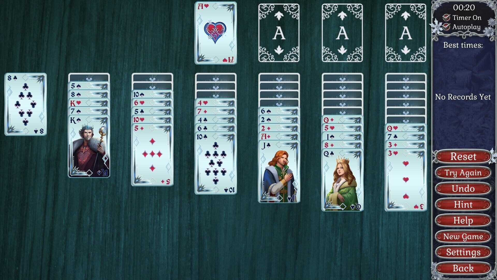 Screenshot for Jewel Match Solitaire Winterscapes 2: Collector's Edition