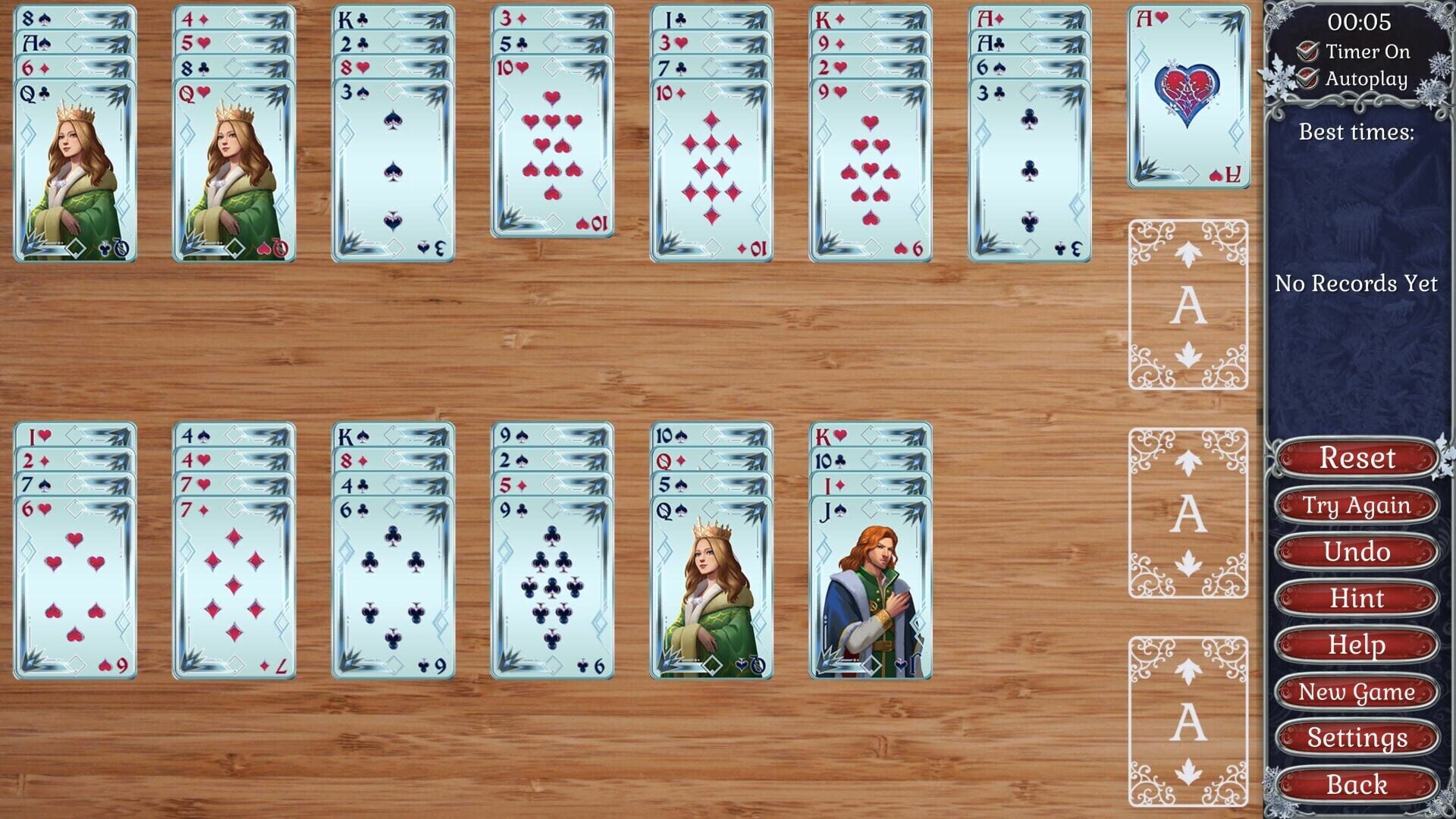 Screenshot for Jewel Match Solitaire Winterscapes 2: Collector's Edition