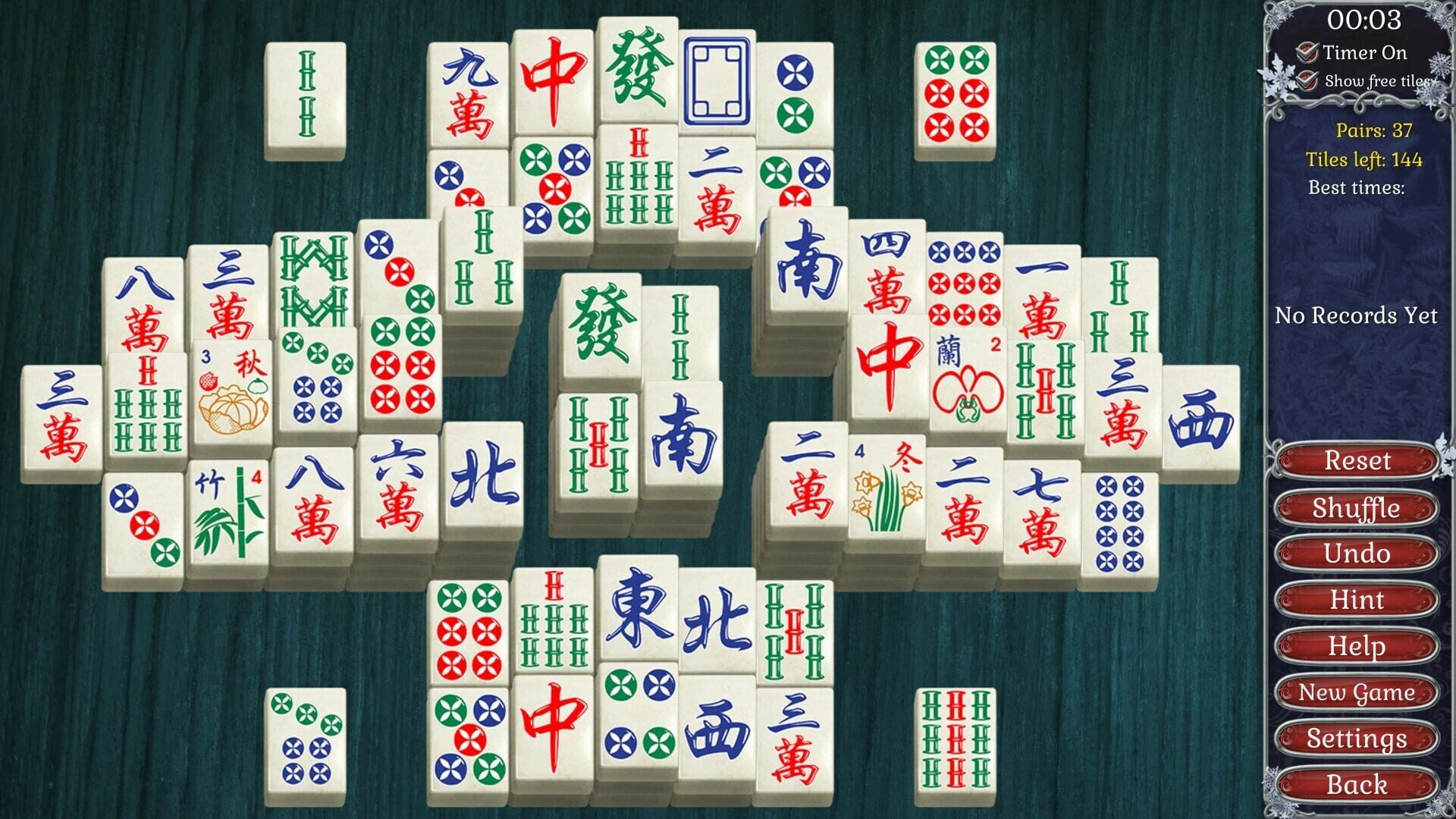 Screenshot for Jewel Match Solitaire Winterscapes 2: Collector's Edition