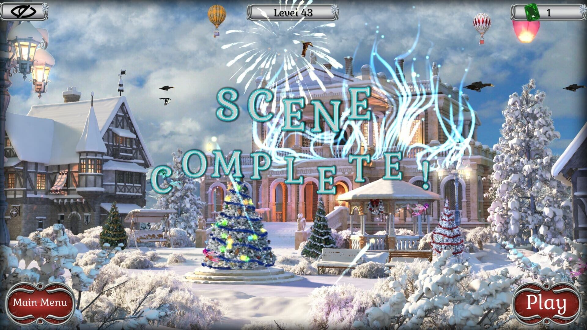 Screenshot for Jewel Match Solitaire Winterscapes 2: Collector's Edition