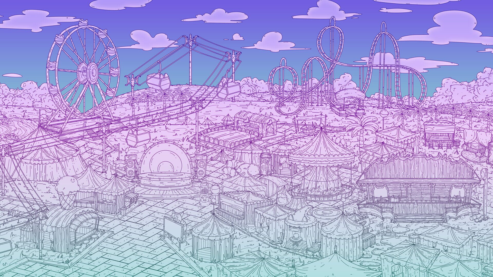 Screenshot for A Park Full of Cats
