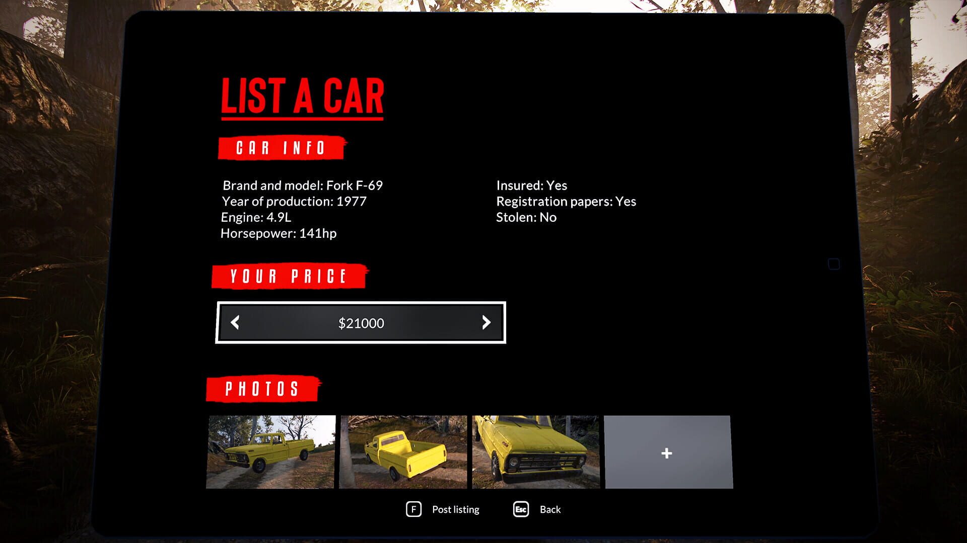 Screenshot for Used Cars Simulator