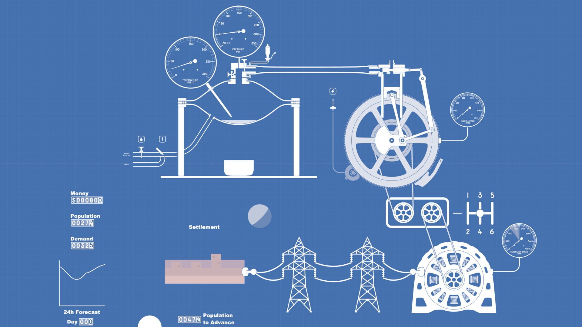 Screenshot for Steam Engine Simulator: Power Generation