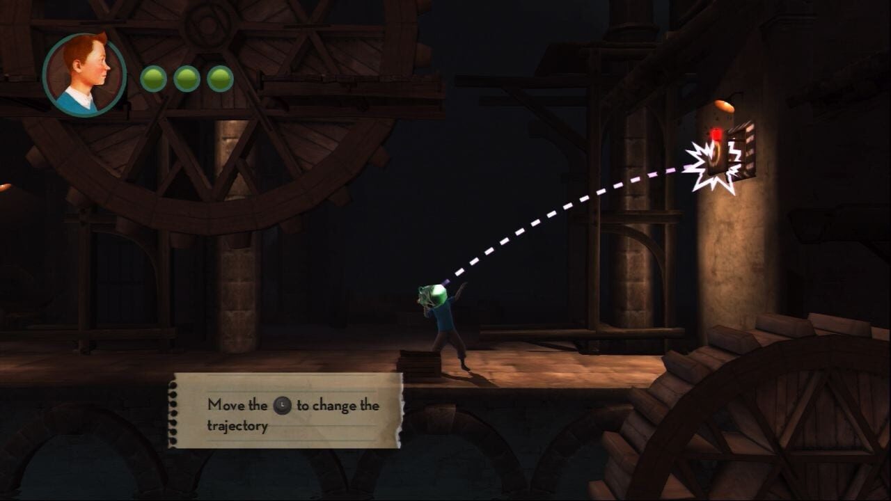 Screenshot for The Adventures of Tintin: The Game