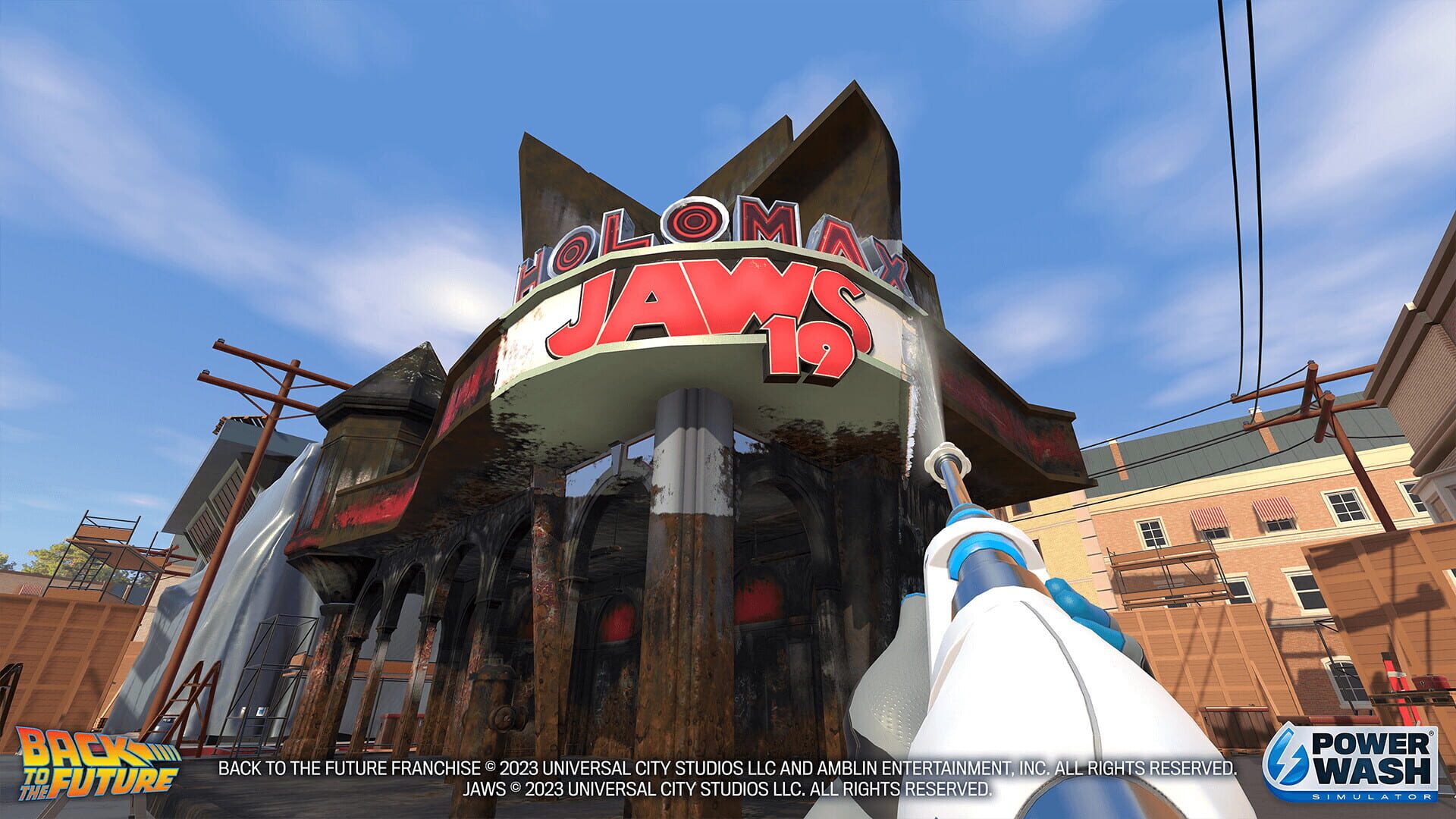 Screenshot for PowerWash Simulator: Back to the Future Special Pack