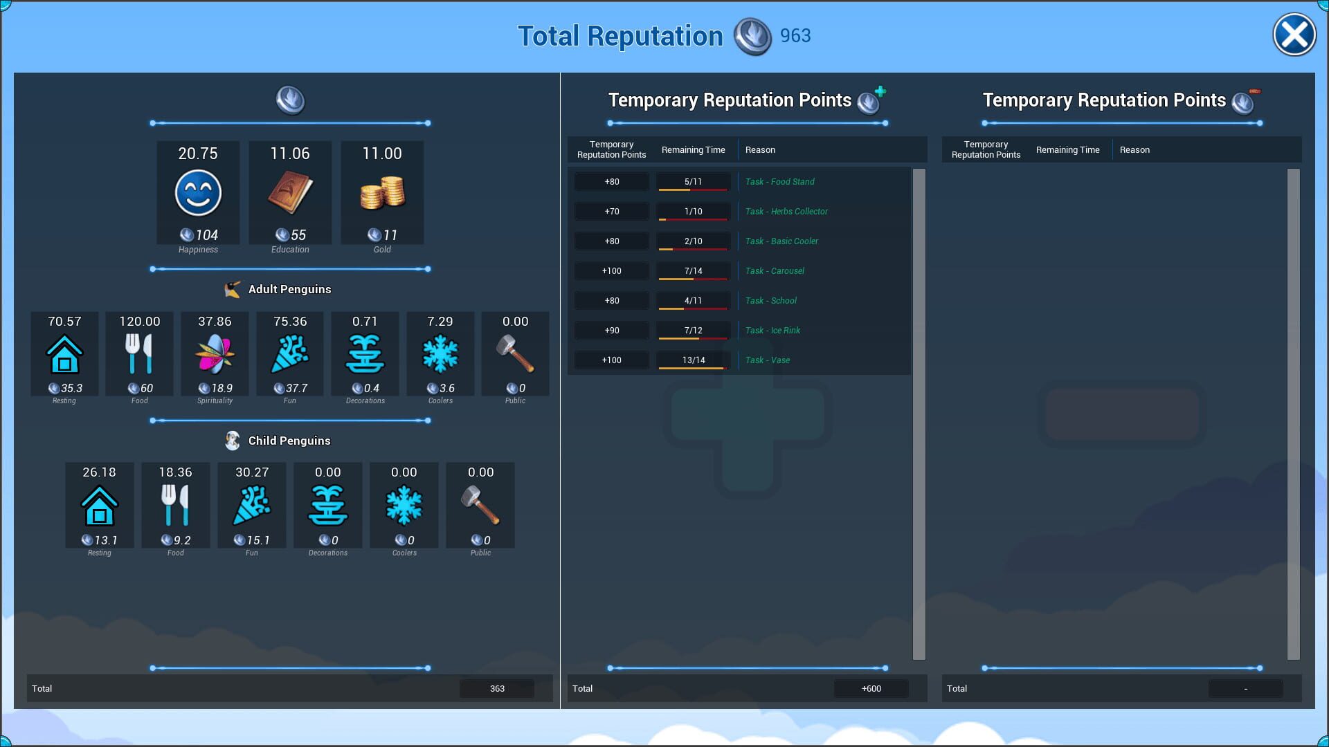 Screenshot for United Penguin Kingdom: Huddle up