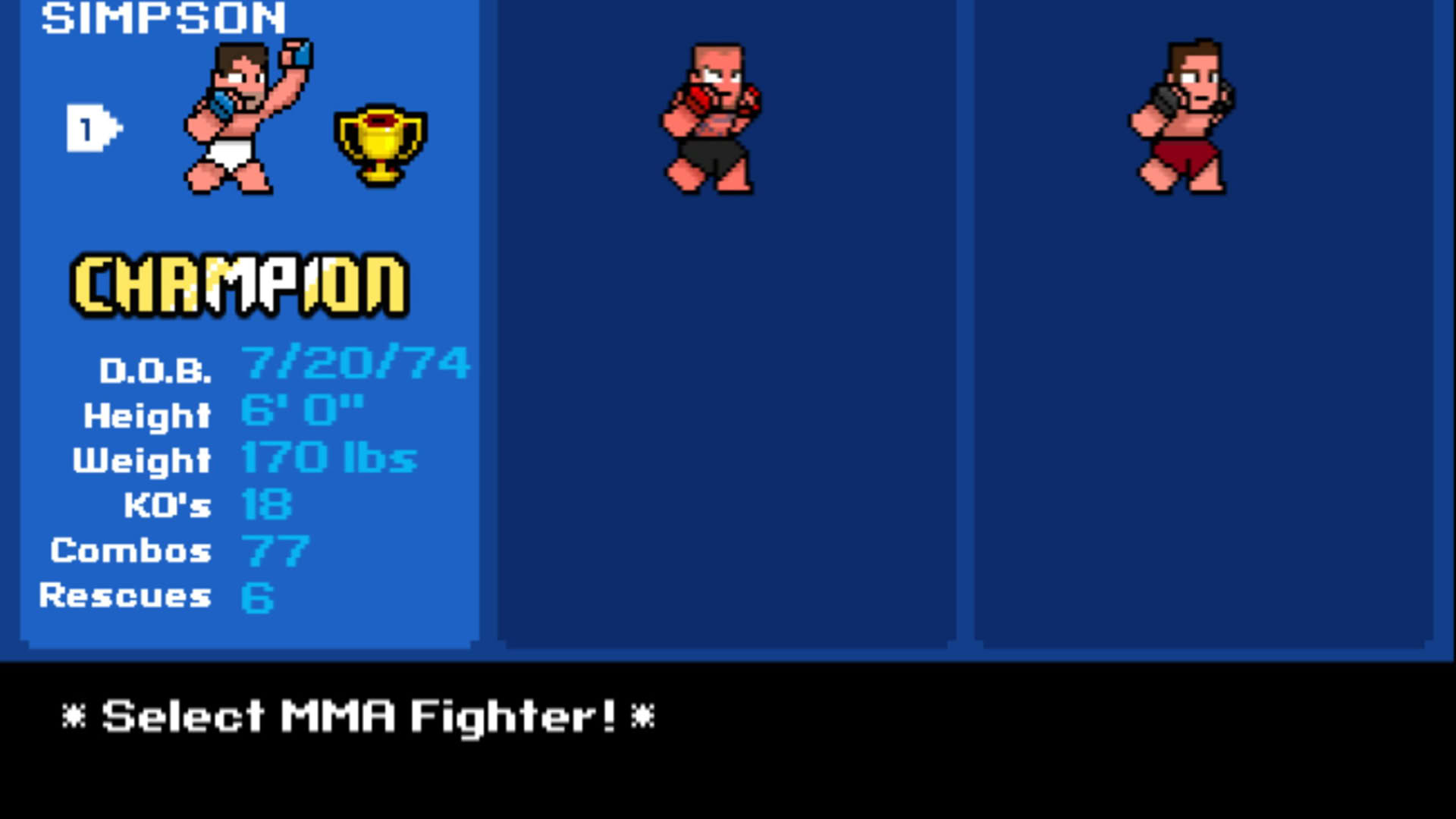 Screenshot for Cage Fight
