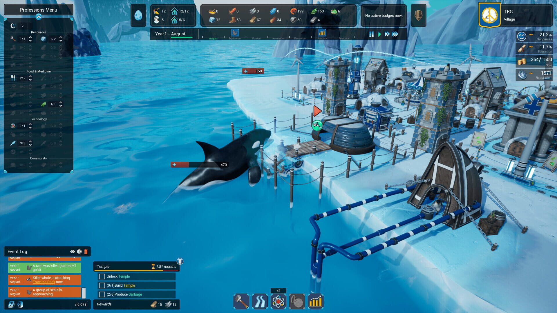 Screenshot for United Penguin Kingdom