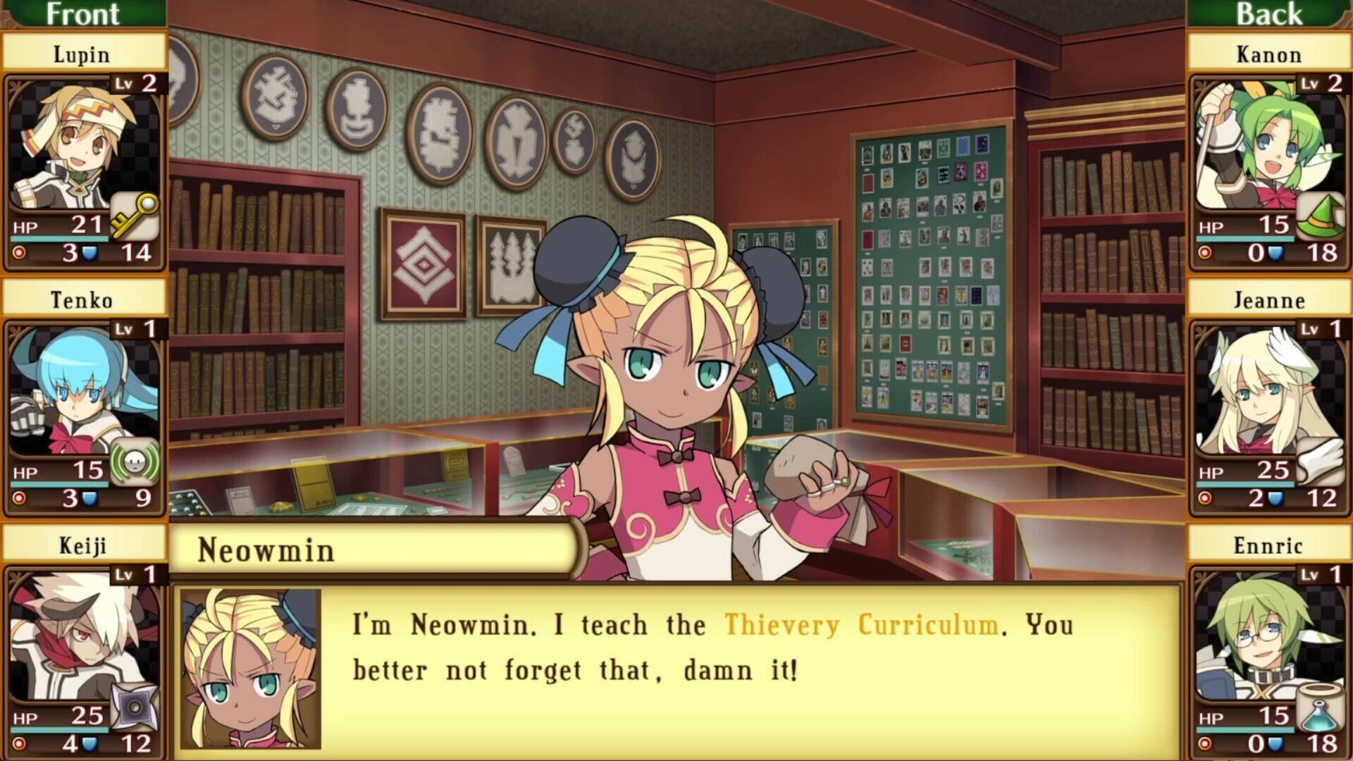 Screenshot for Class of Heroes