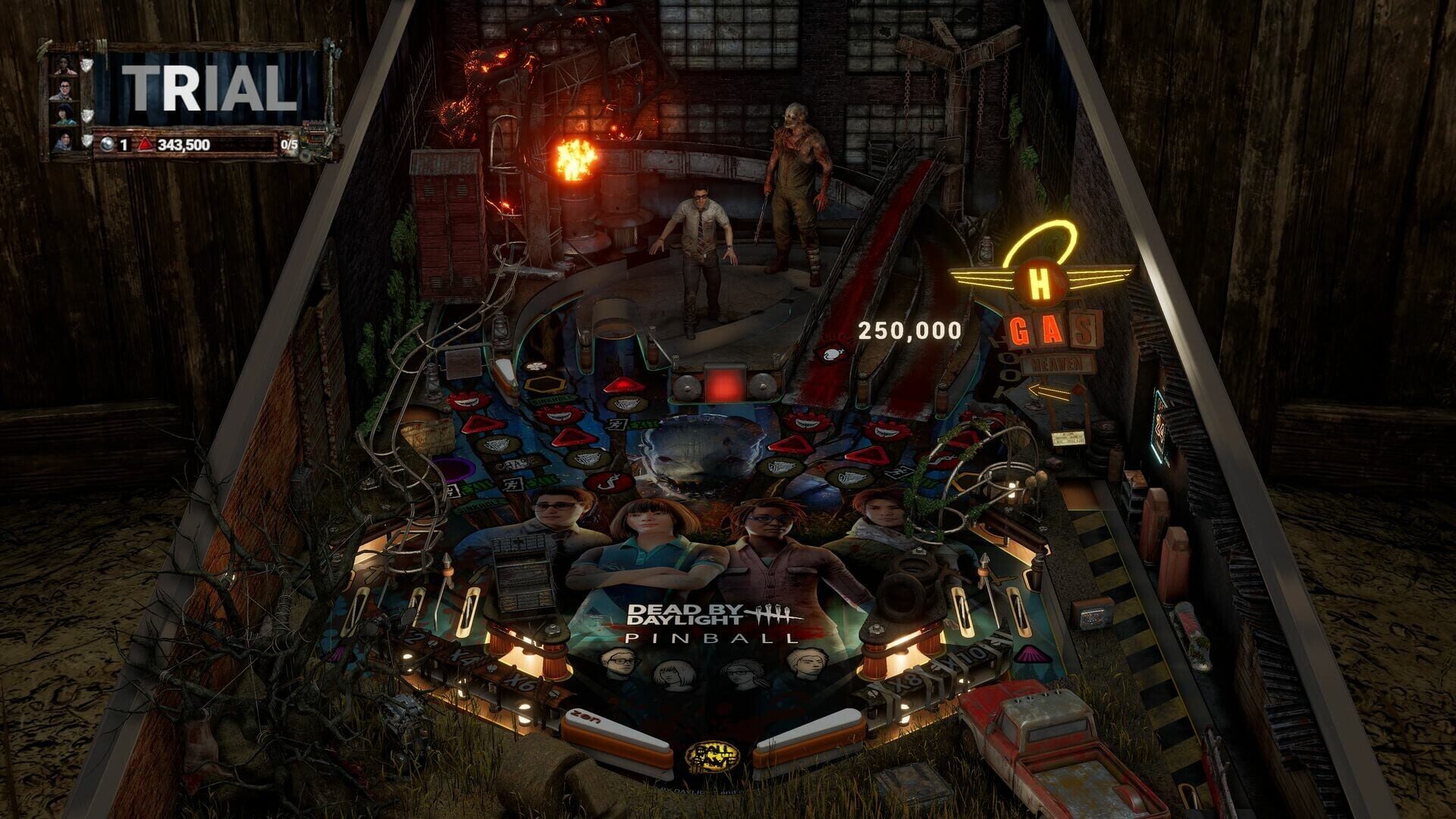 Screenshot for Pinball M: Dead by Daylight Pinball