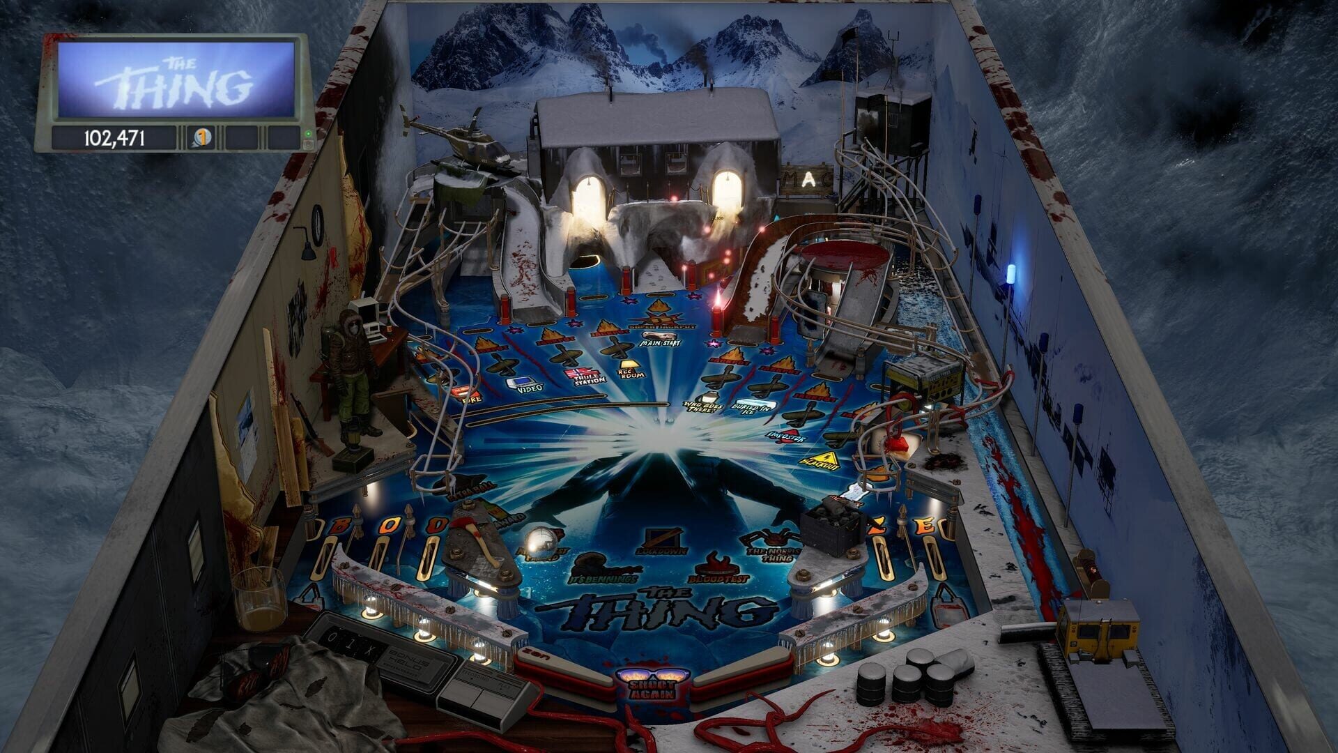 Screenshot for Pinball M: The Thing Pinball