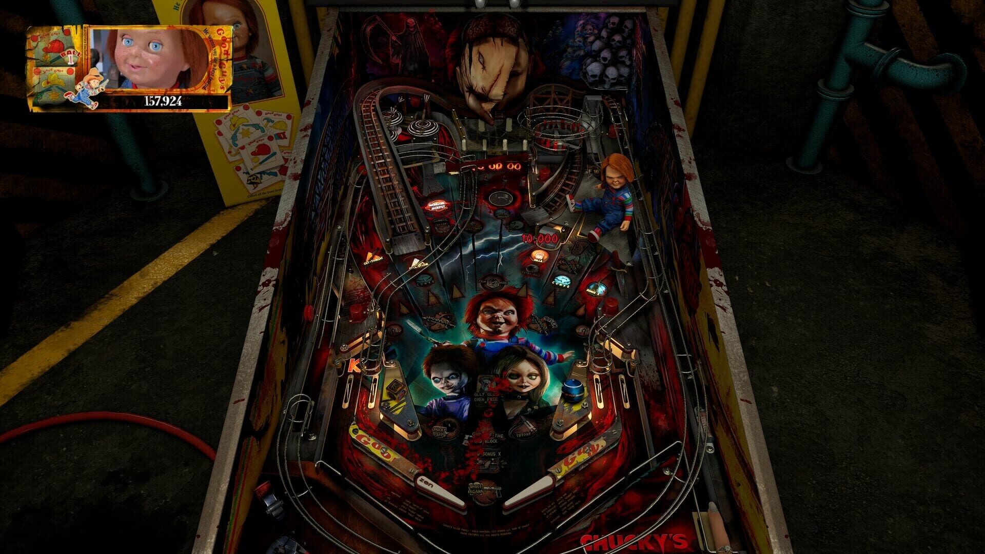 Screenshot for Pinball M: Chucky's Killer Pinball