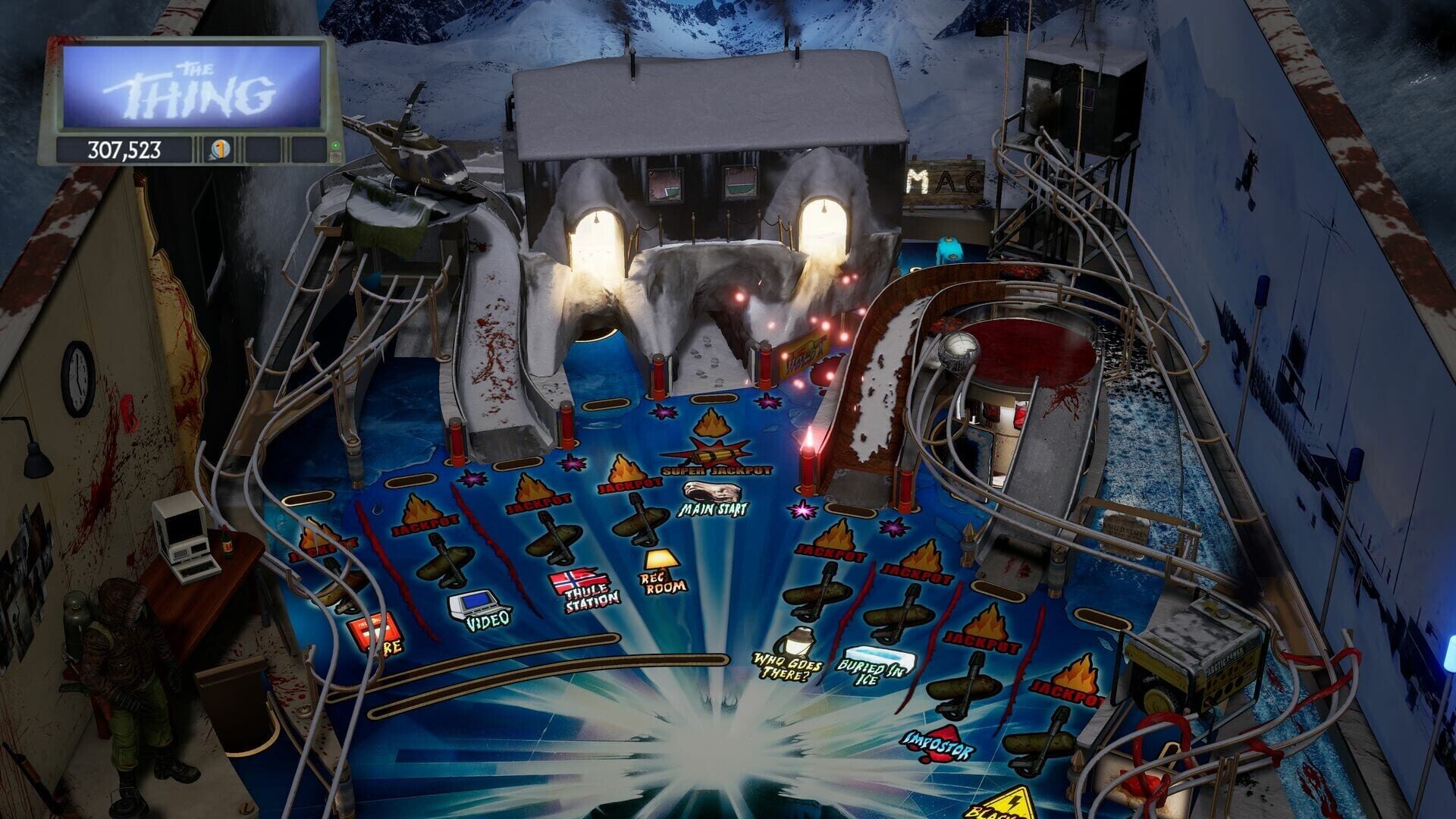 Screenshot for Pinball M: The Thing Pinball