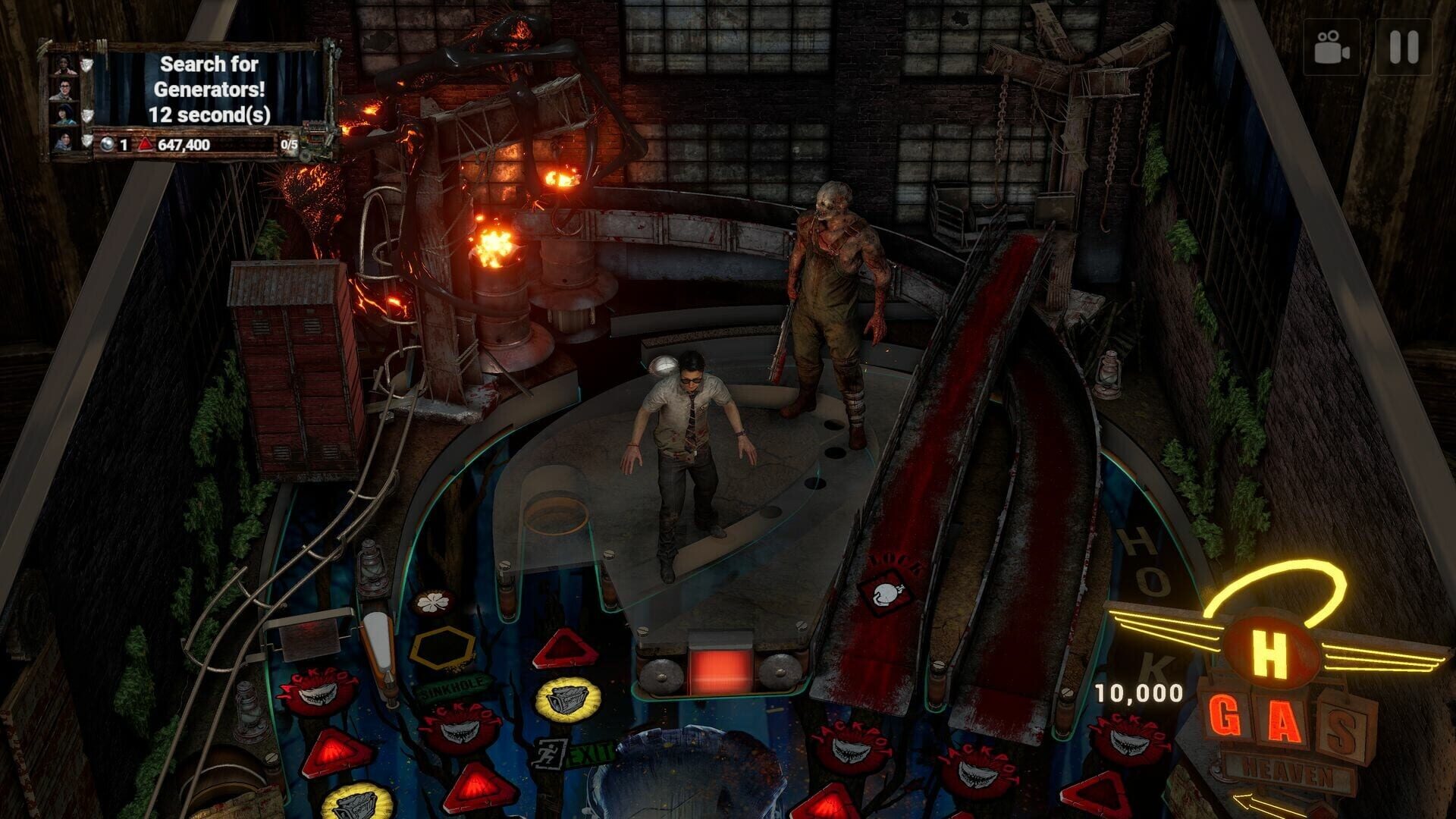 Screenshot for Pinball M: Dead by Daylight Pinball