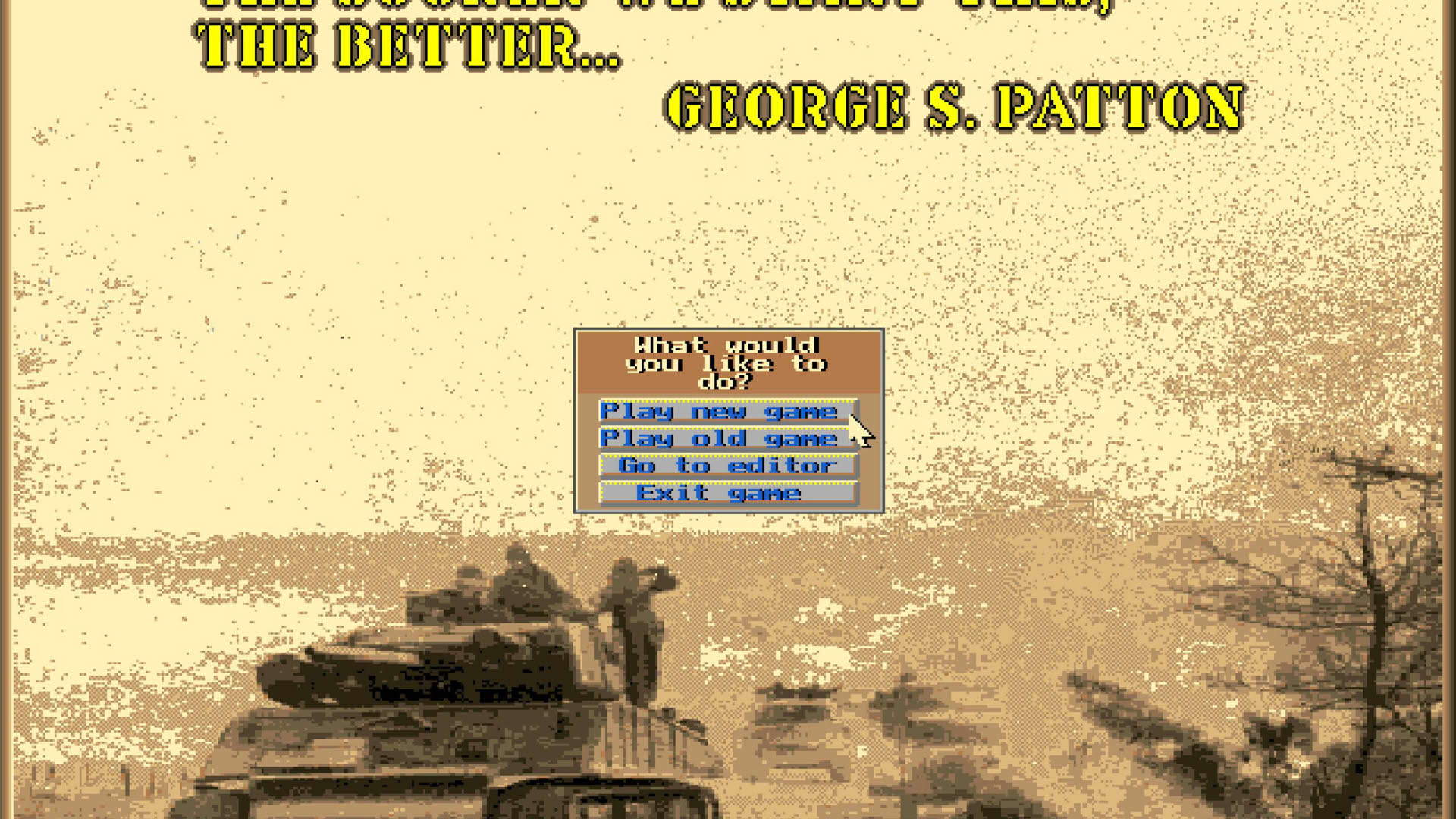 Screenshot for Wargame Construction Set II: Tanks!