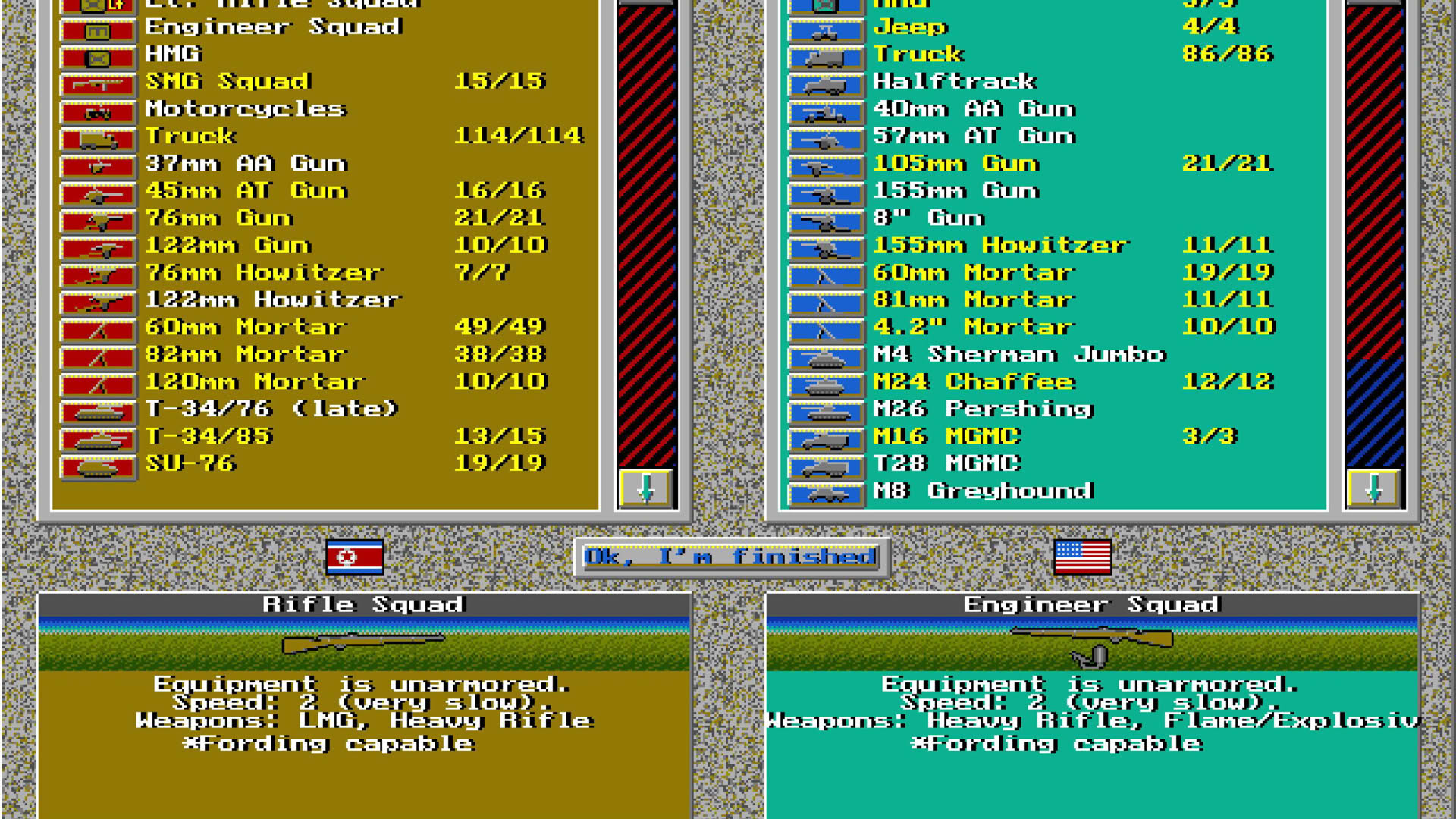 Screenshot for Wargame Construction Set II: Tanks!