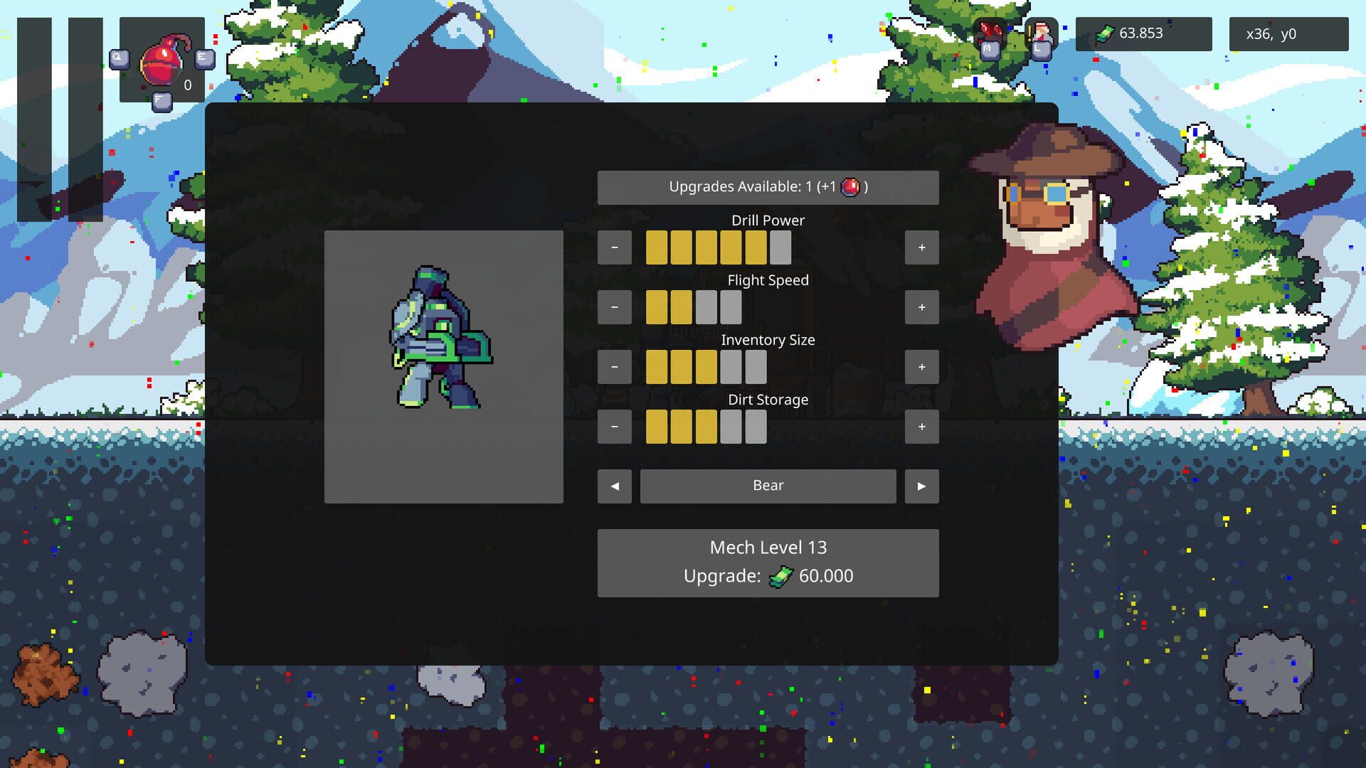 Screenshot for Mining Mechs: Magnetic Mystery