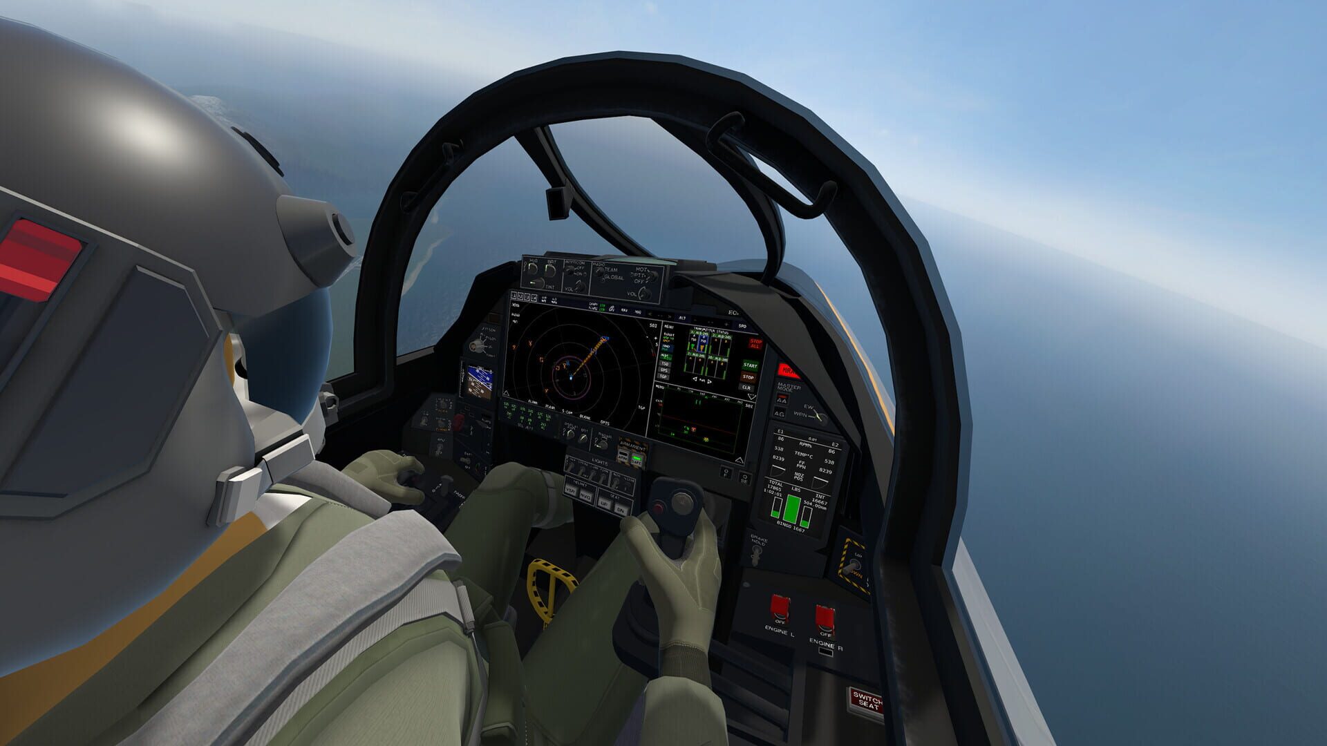 Screenshot for VTOL VR: EF-24 Mischief - Electronic Warfare