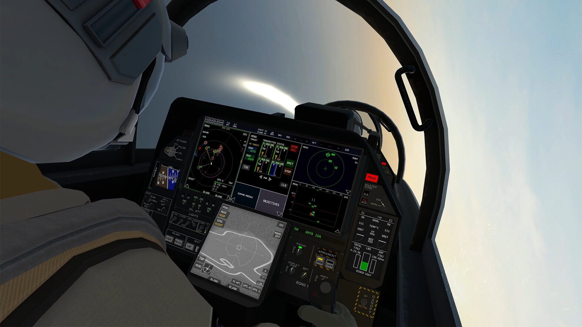 Screenshot for VTOL VR: EF-24 Mischief - Electronic Warfare