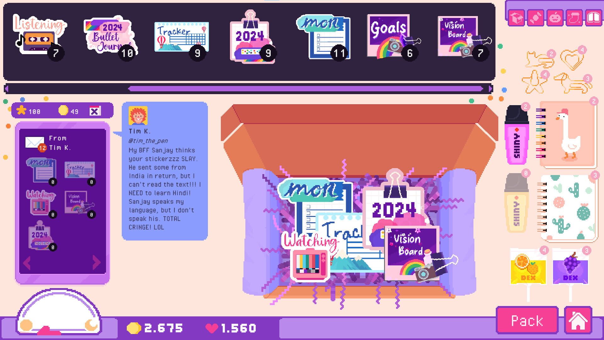 Screenshot for Sticky Business: Plan With Me