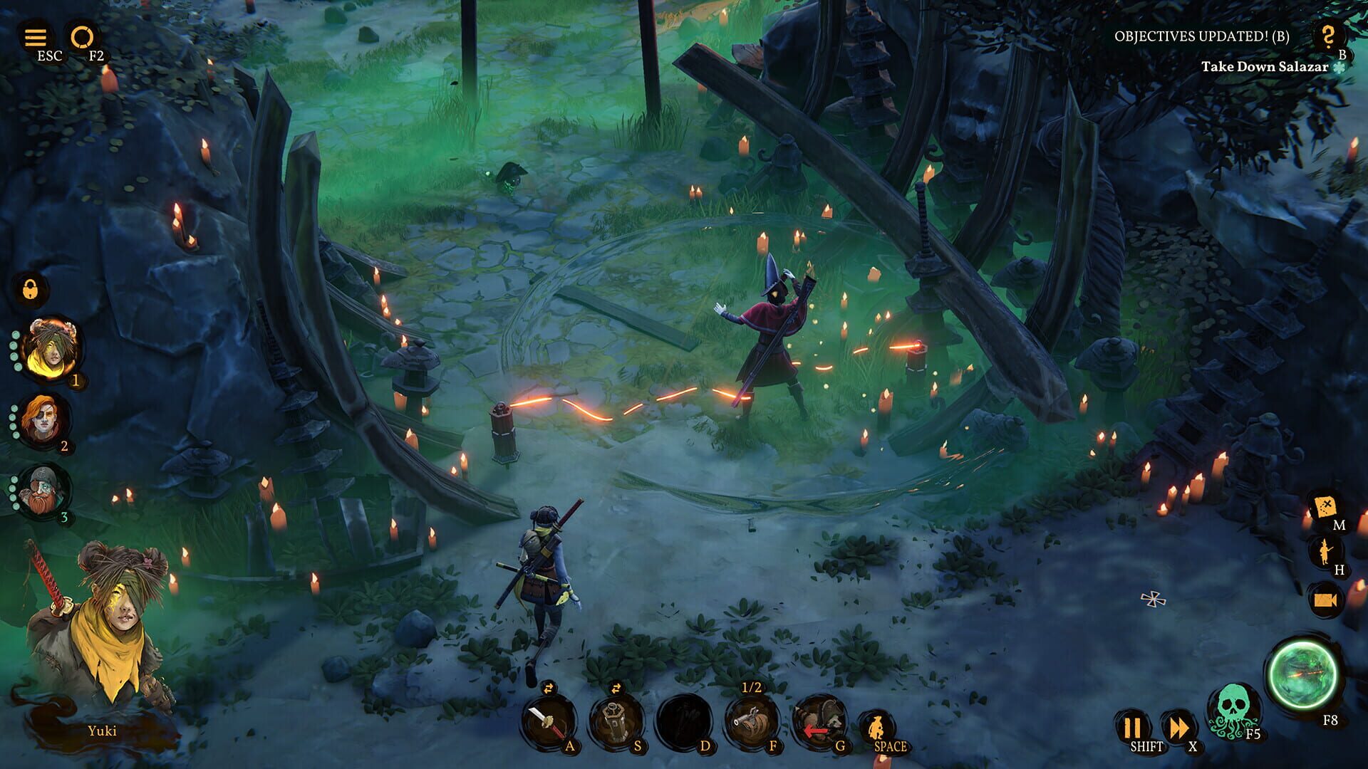 Screenshot for Shadow Gambit: Yuki's Wish