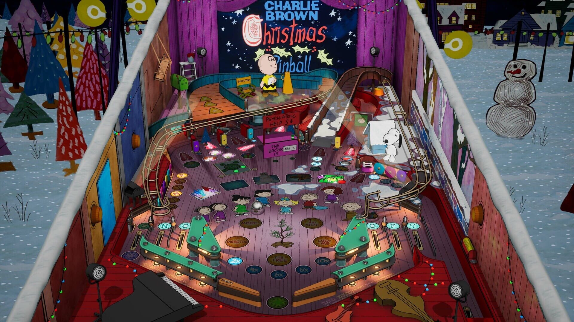 Screenshot for Pinball FX: A Charlie Brown Christmas Pinball