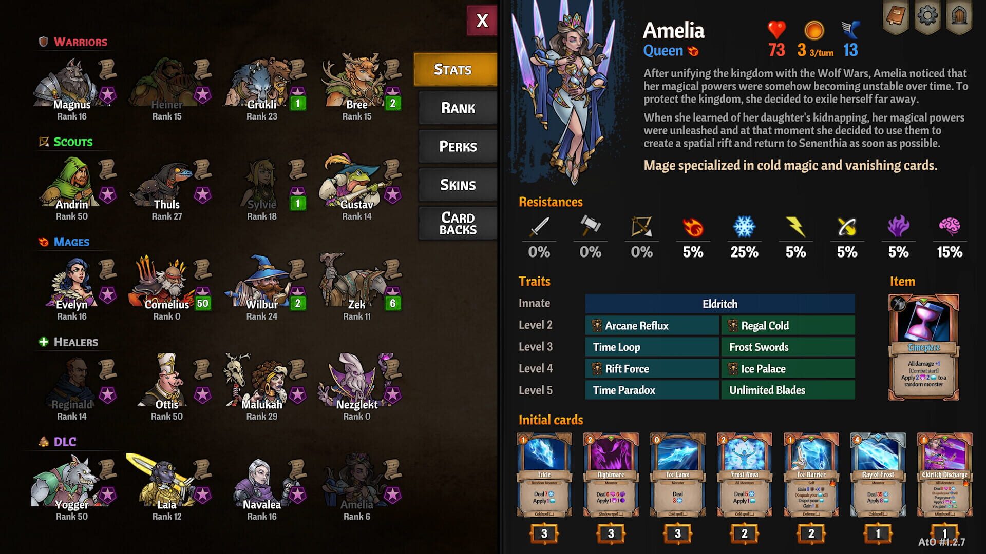 Screenshot for Across the Obelisk: Amelia, the Queen