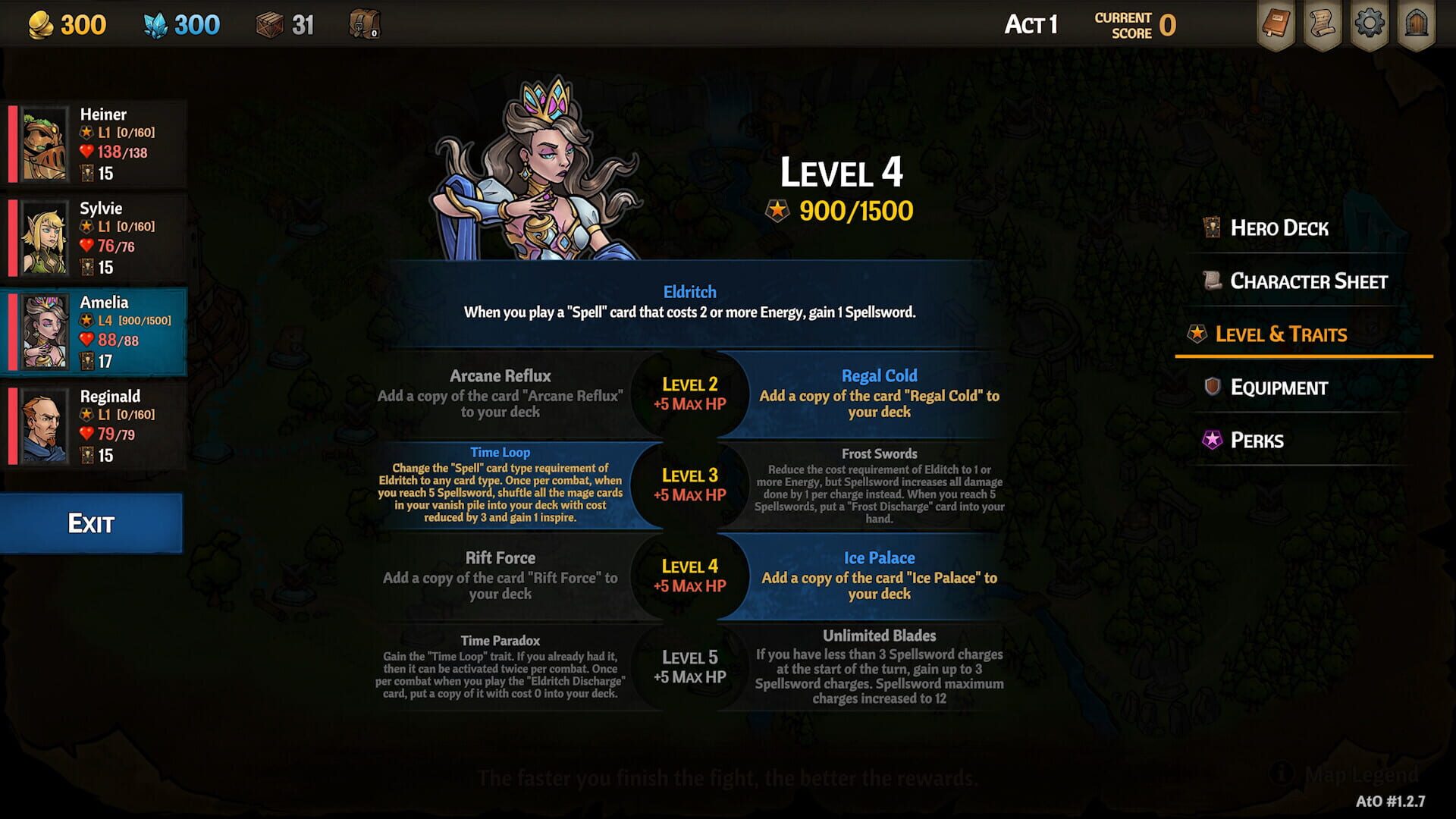 Screenshot for Across the Obelisk: Amelia, the Queen