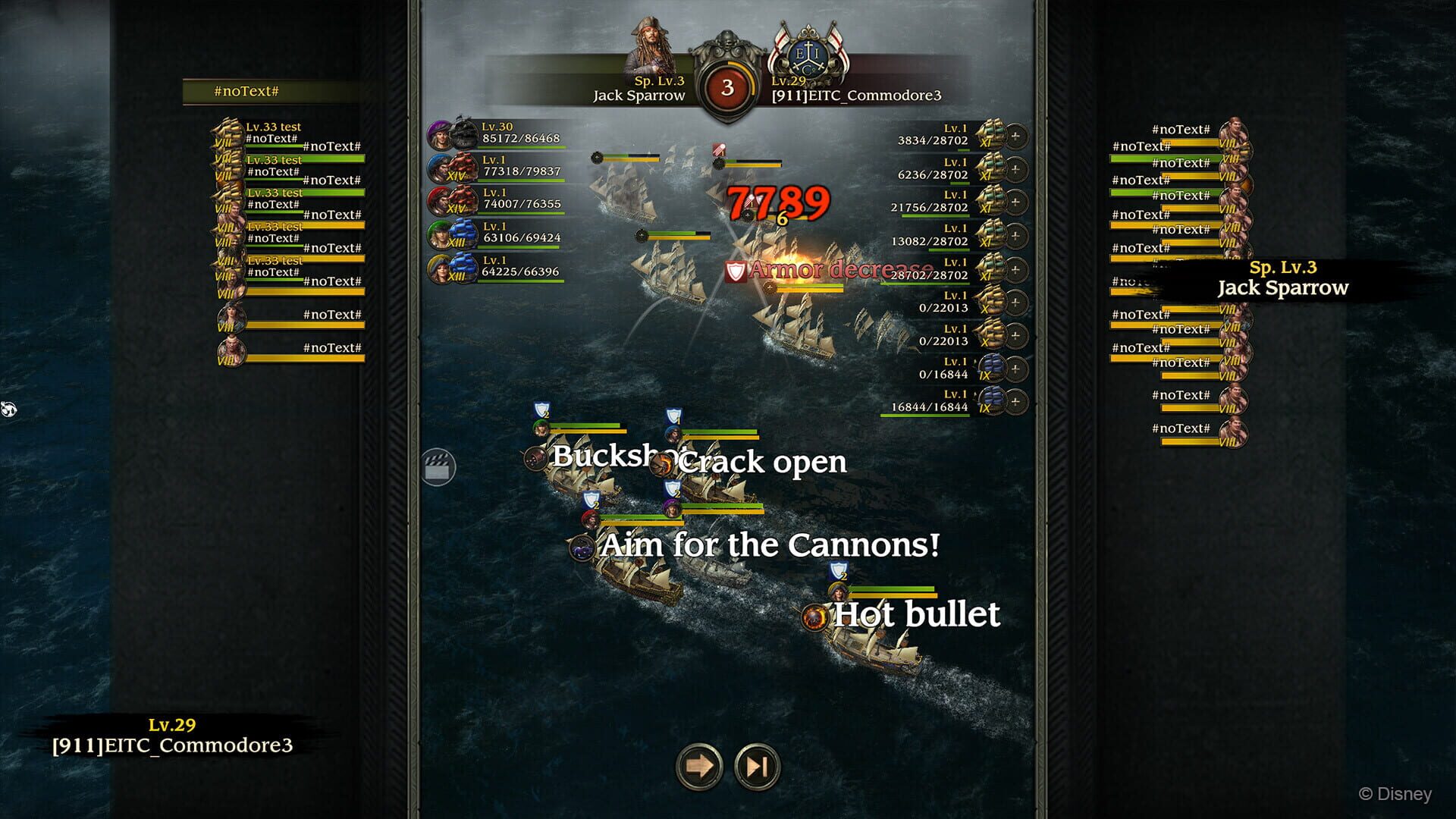 Screenshot for Pirates of the Caribbean: Tides of War