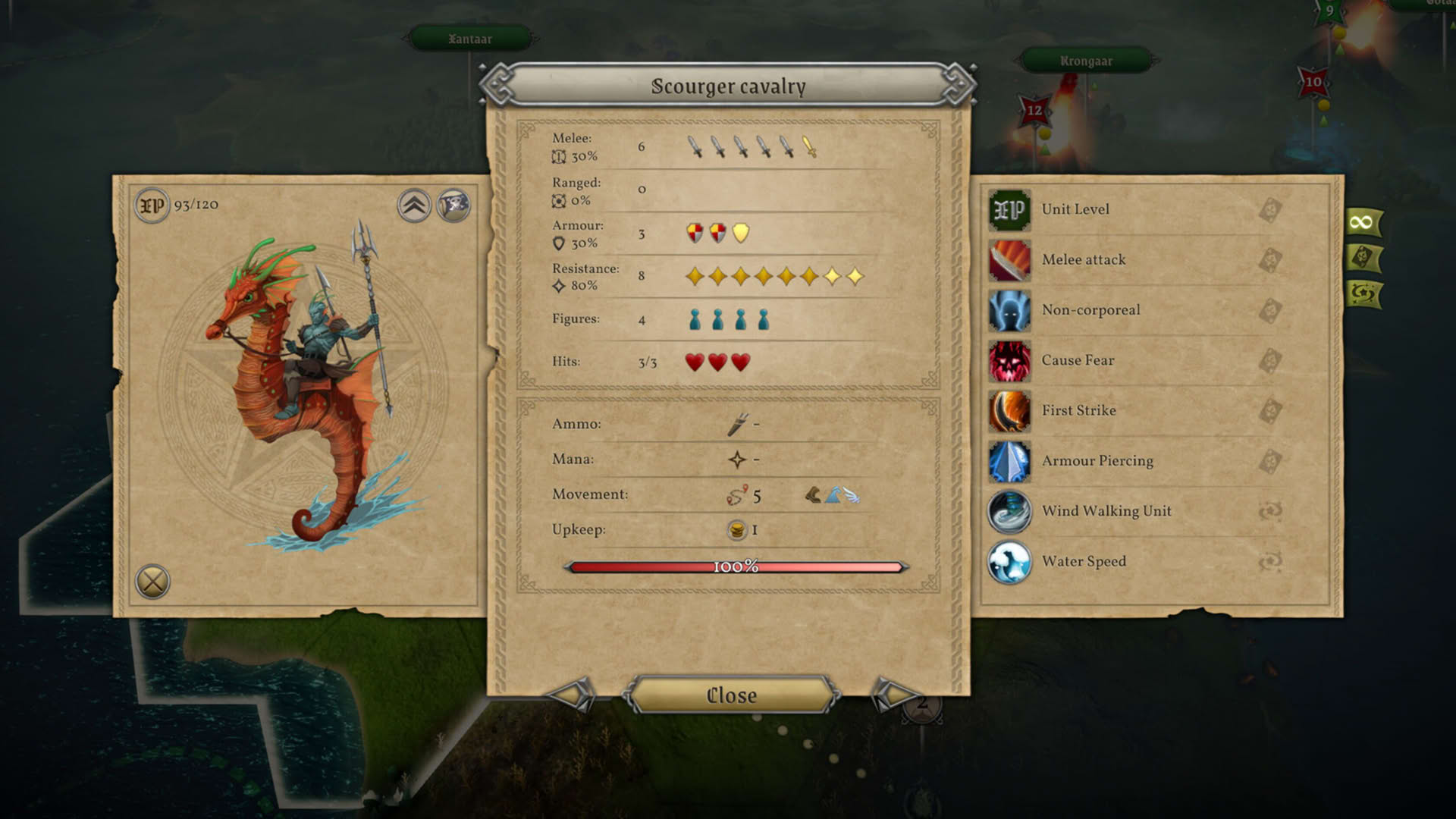 Screenshot for Master of Magic: Scourge of the Seas